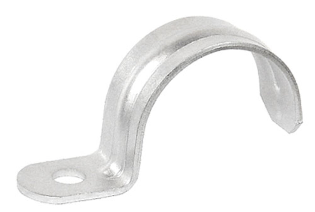 One Hole EMT Conduit Strap Steel 1/2