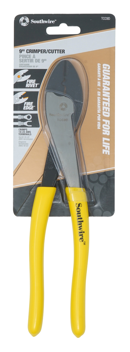 Terminal Crimper Cable Cutter w/ Dipped Handles