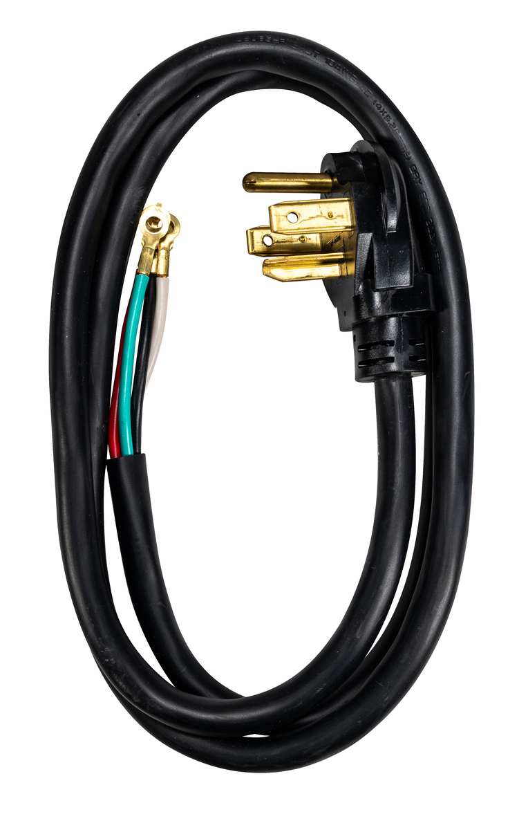 SOUTHWIRE, REPLACEMENT CORD 10/4 SRDT ROUND 6' BLACK 30 AMP NEMA 14-30P DRYER CORD