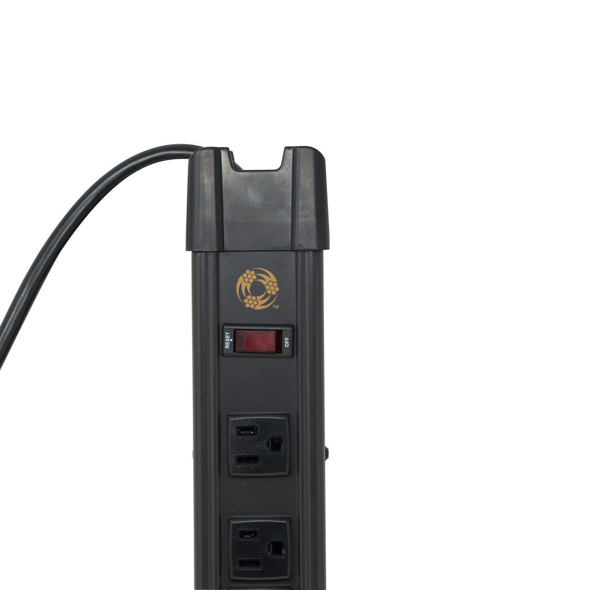 5-Outlet Extension Cord Hub with Circuit Breaker