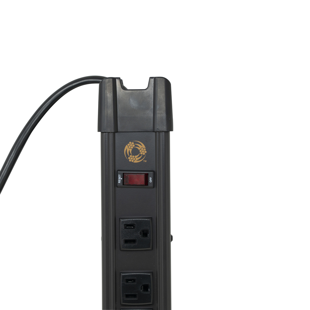 All-Metal, Heavy-Duty Magnetic Power Strip with 2.4USB, 5 Outlets and 8 foot Cord
