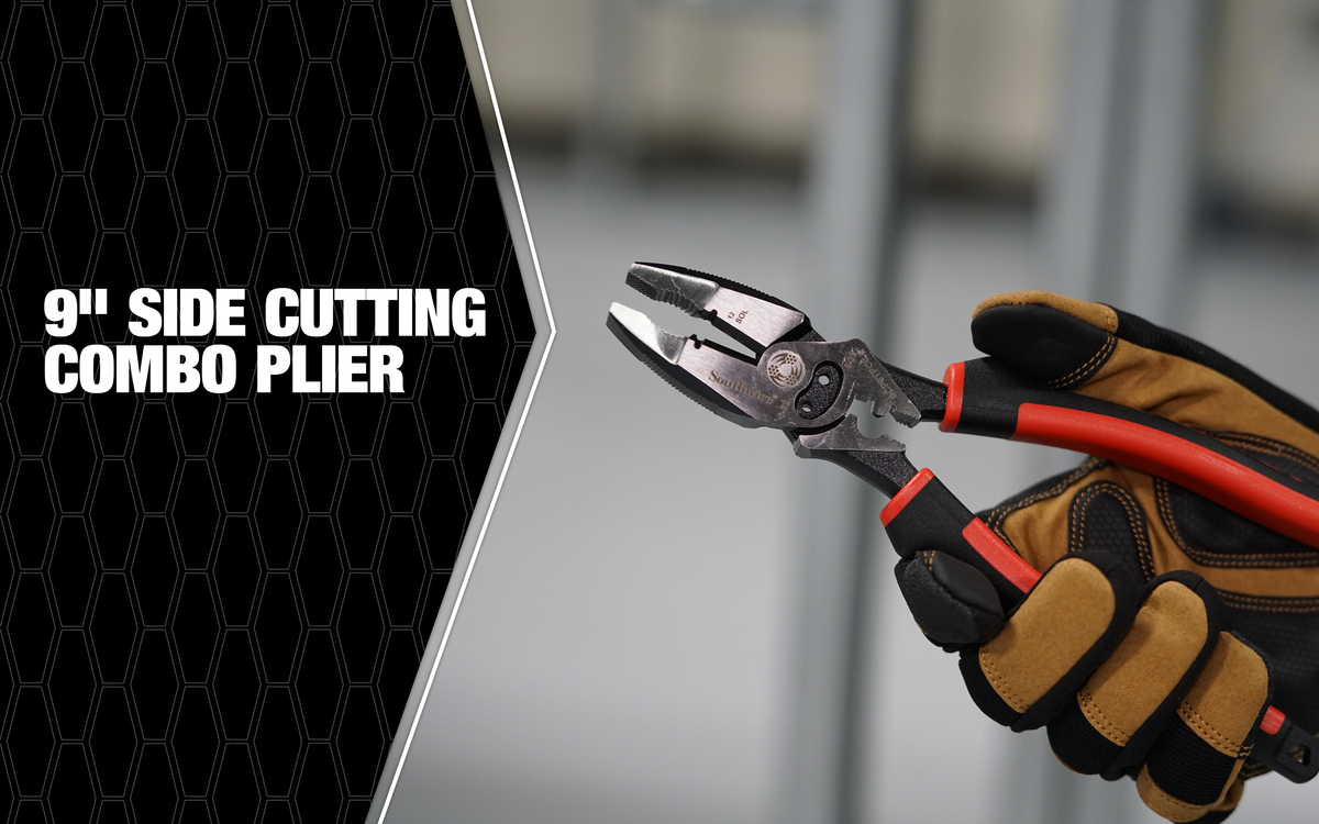 9" Side Cutting Combo Pliers