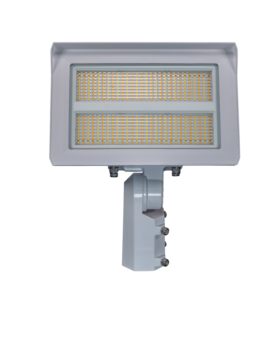 Luz de inundación seleccionable Power & CCT de 120W/150 W/200 W, acabado blanco