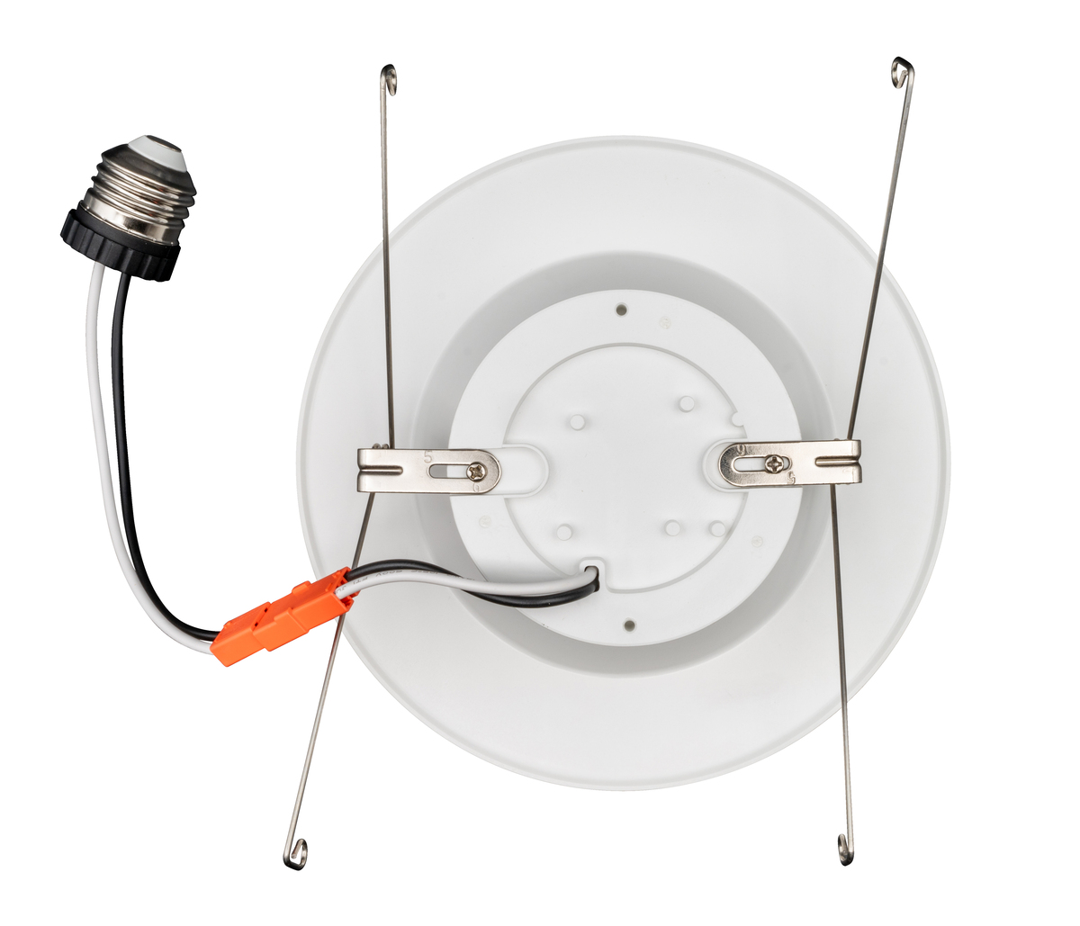 "6PK LED 6"" 7.5W RECESS BAFFLE TRIM-3000K