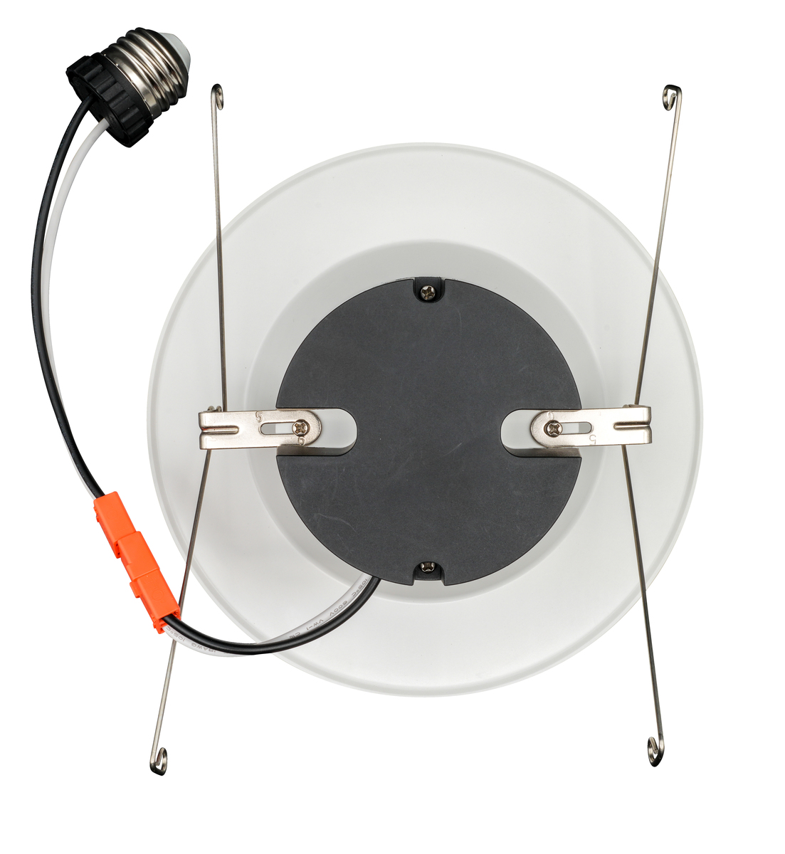 "6PK LED 6"" 12W RECESSED BAFFLE TRIM-3000K1,080LUMENS 120V 90CRI DIMMABLE50,000HRWHITE FINISH"