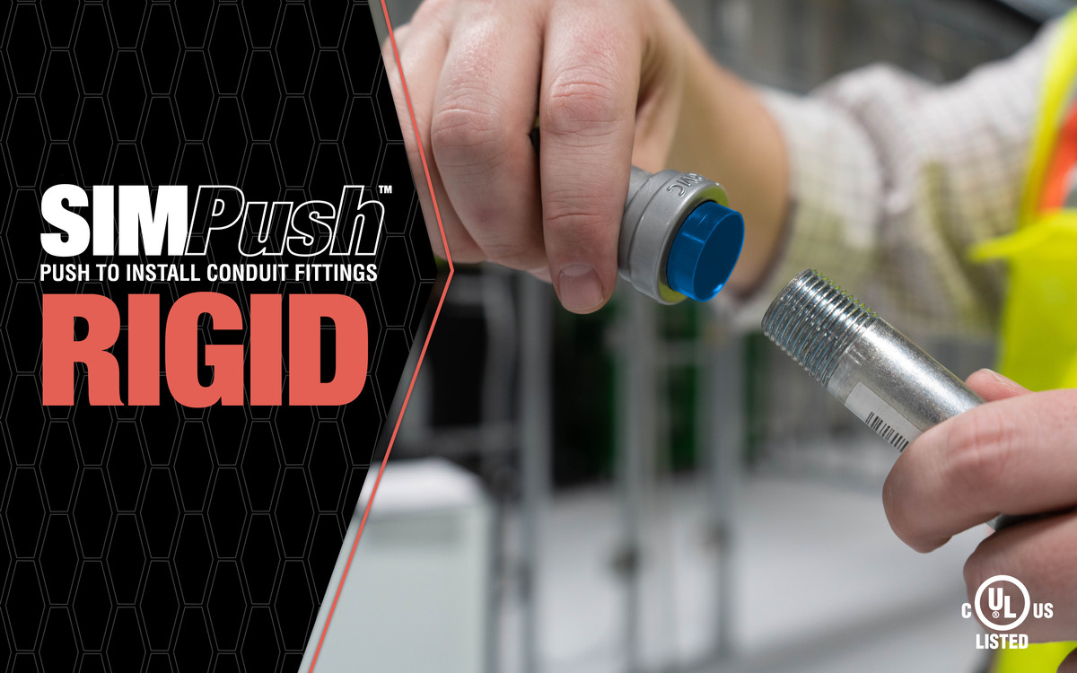1" Rigid & IMC Push Install Rigid to Rigid Pull Elbow