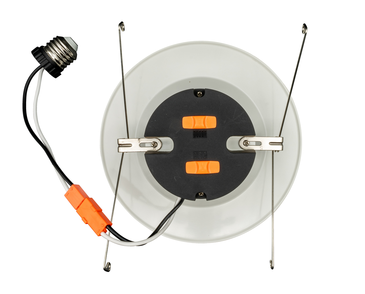 6PK LED 6" 13W RECESSED SMOOTH TRIM-POWER & CCT SELECTABLE7.5W/9.5W/13W 2700K/3000K/3500K/4000K/5000K770/1,000/1,250 LUMENS 120V 90CRI DIMMABLEWHITE FINISH