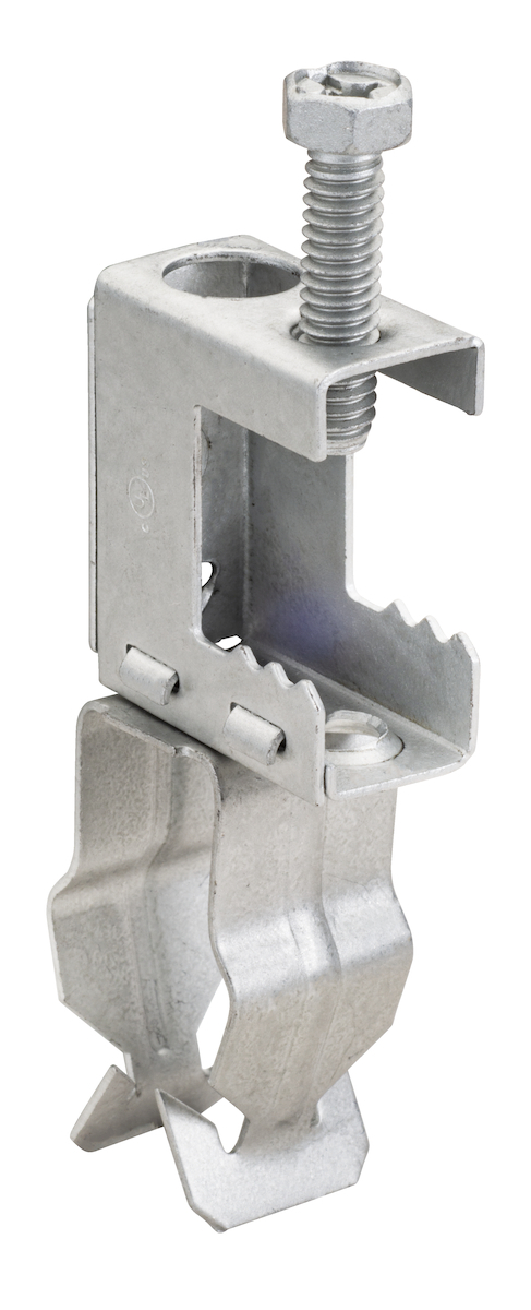 Conduit hanger deals with beam clamp