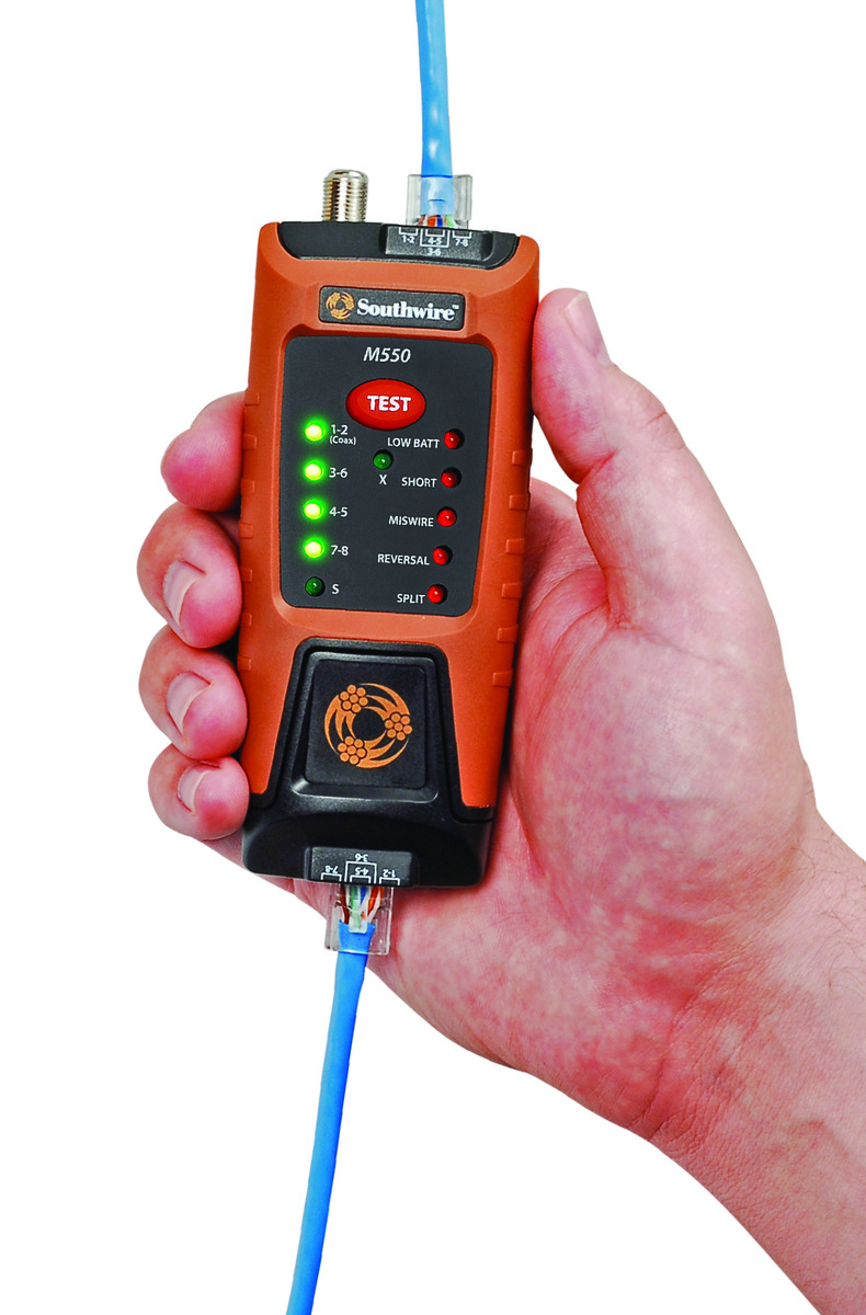 M550 Continuity Tester for Data & Coax Cables
