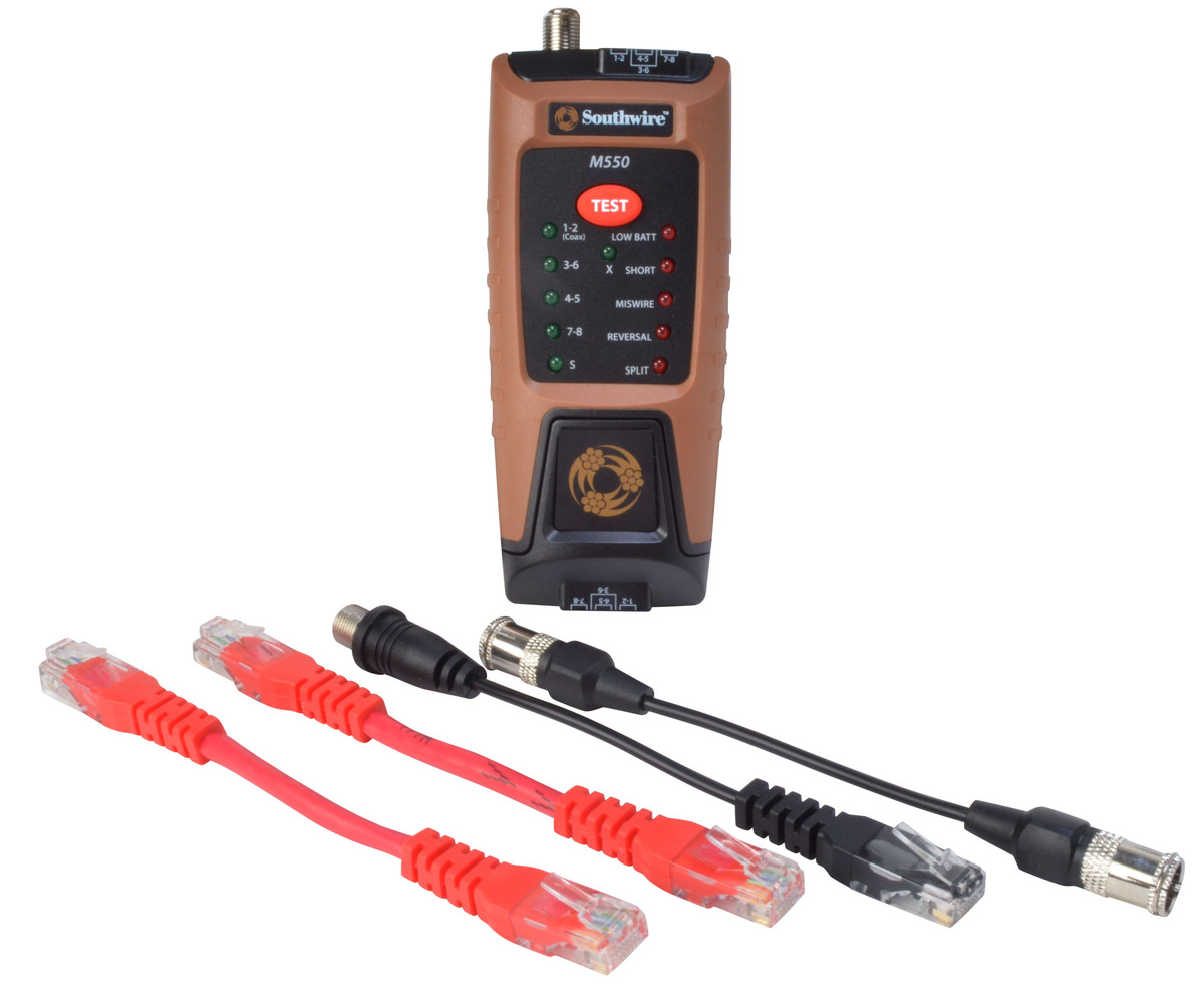 M550 CONTINUITY TESTER FOR DATA & COAX CABLES