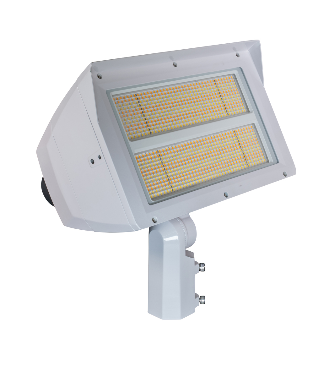 200W/240W/290W Power & CCT Selectable Flood Light, White Finish