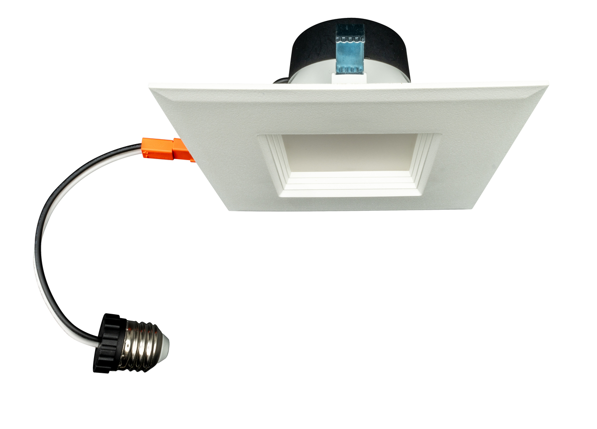 12PK LED 4 SQUARE 6.5W RECESSED BAFFLE TRIM CCT SELECTABLE Southwire