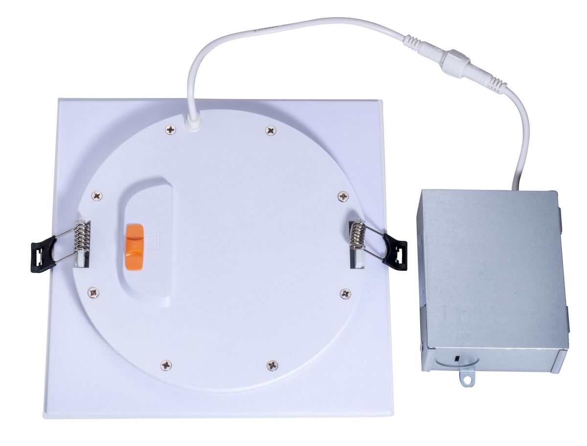 6PK 6" 5CCT SELECTABLE DOWNLIGHT 11W SQU