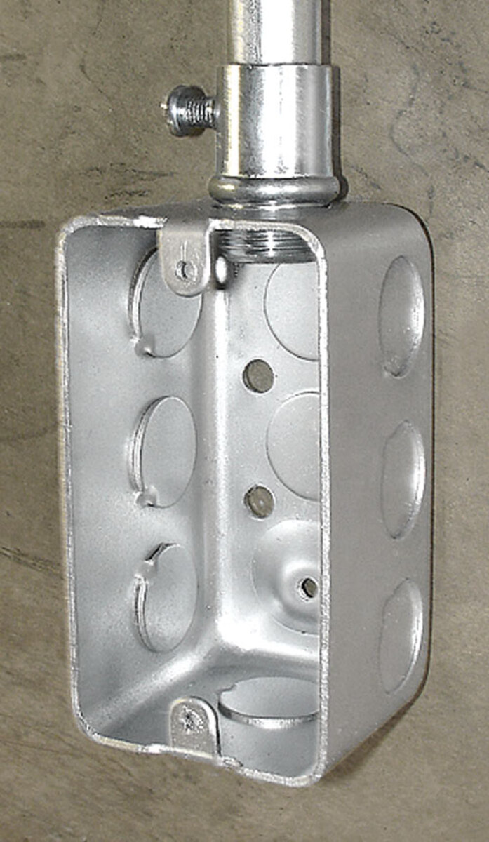 Handy Box, 2-1/2" Deep - Drawn, W/ Conduit KO's - Stainless Steel