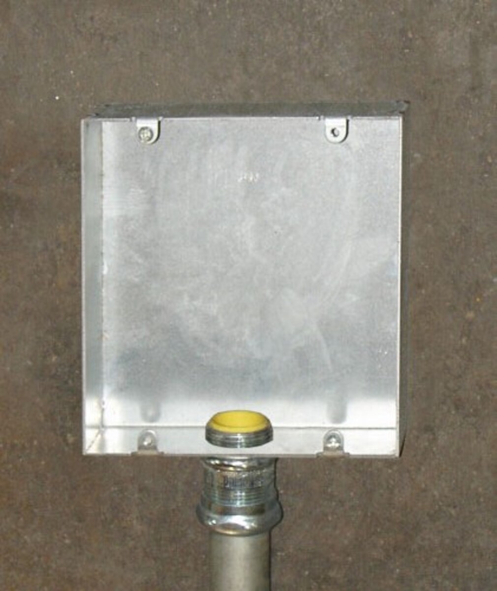 6" Square Box, 1-1/2" Deep - Welded, No Knockouts