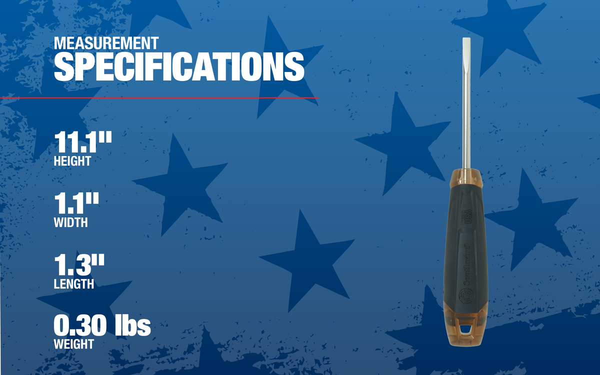 Southwire 1/4-in Cab Tip Screwdriver W/4-in Shank Southwire 1/4-in Cab Tip Screwdriver W/4-in Shank
