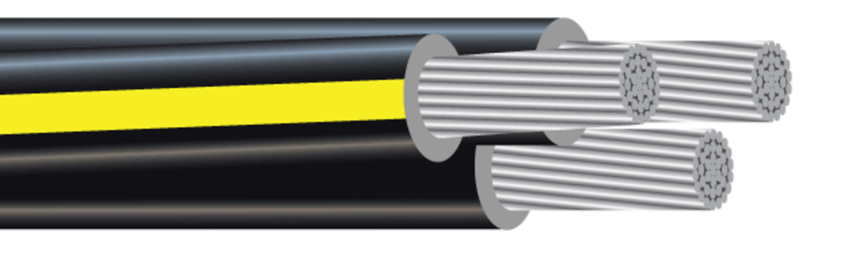 3/0-3/0-1/0 Awg Aluminum Ud Triplex 600 Volts Code Hollins