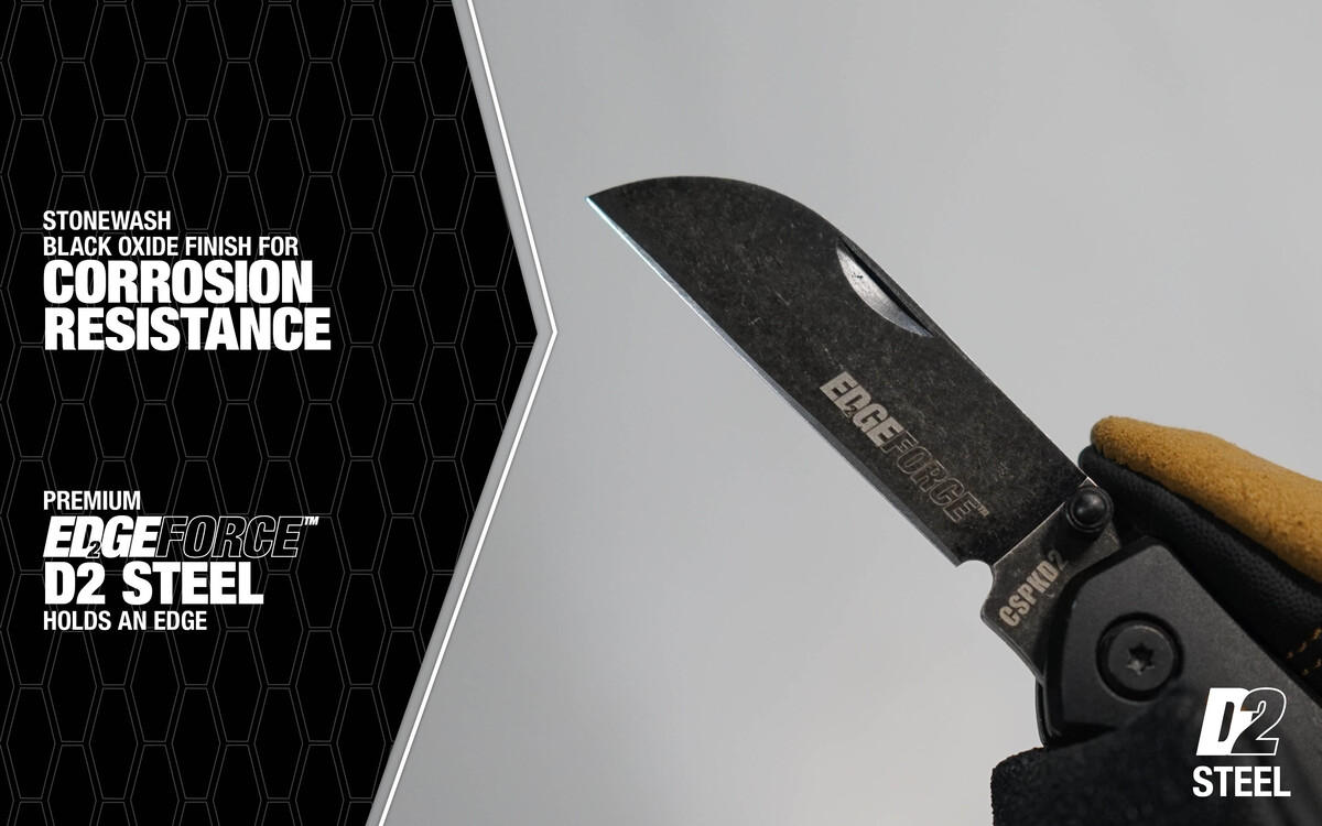 CSPKD2, FOLDING KNIFE SHEEPSFOOT D2