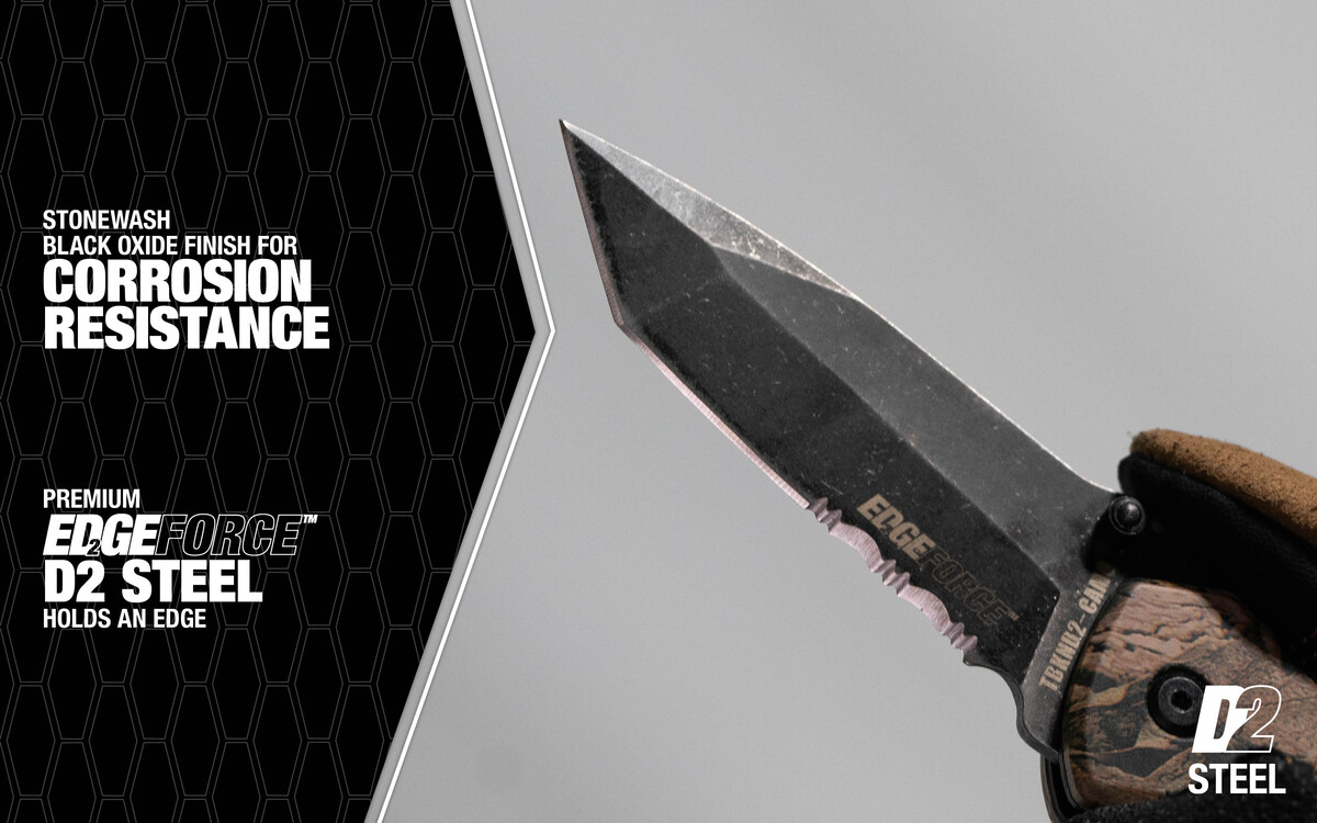 TBKND2-CAMO, CUCHILLO PLEGABLE D2 CAMO