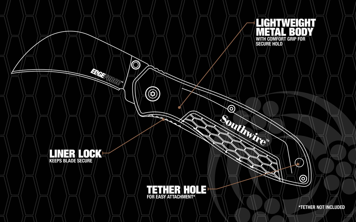 HBKND2, FOLDING KNIFE HAWKBILL D2