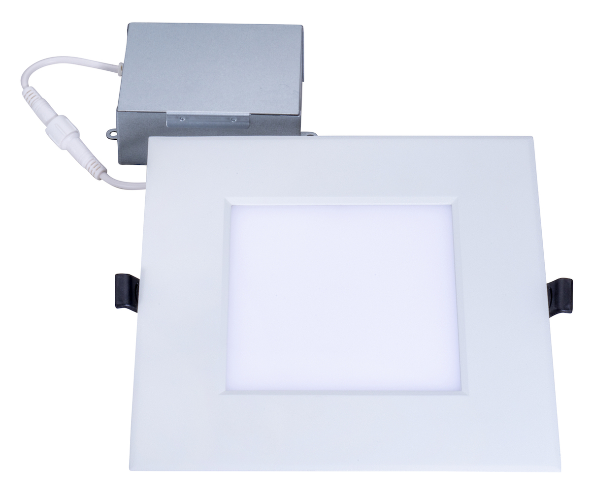 6PK 6" 5CCT SELECTABLE DOWNLIGHT 11W SQU
