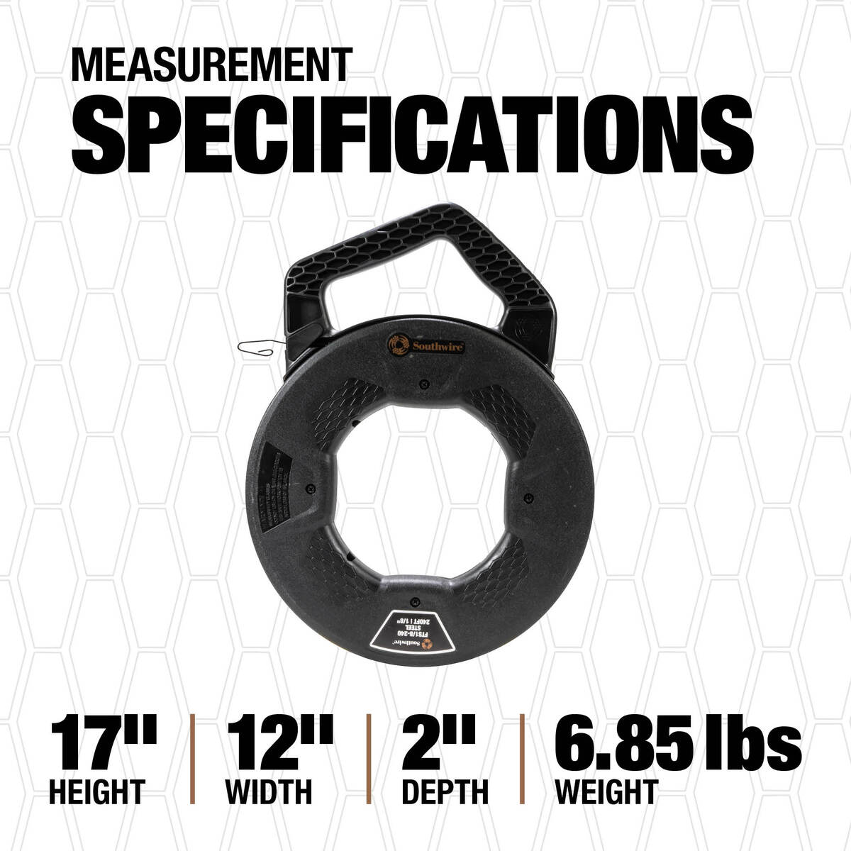 FTS1/8-240, FISHTAPE 1/8" STEEL 240'