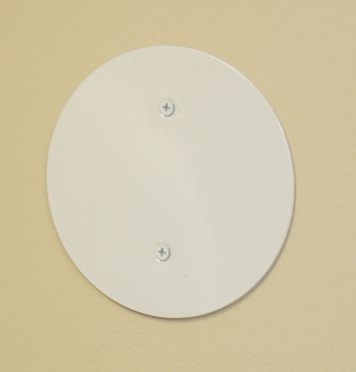 5" Round Ceiling Flat Blank Cover - Ears 2.75 O.C.