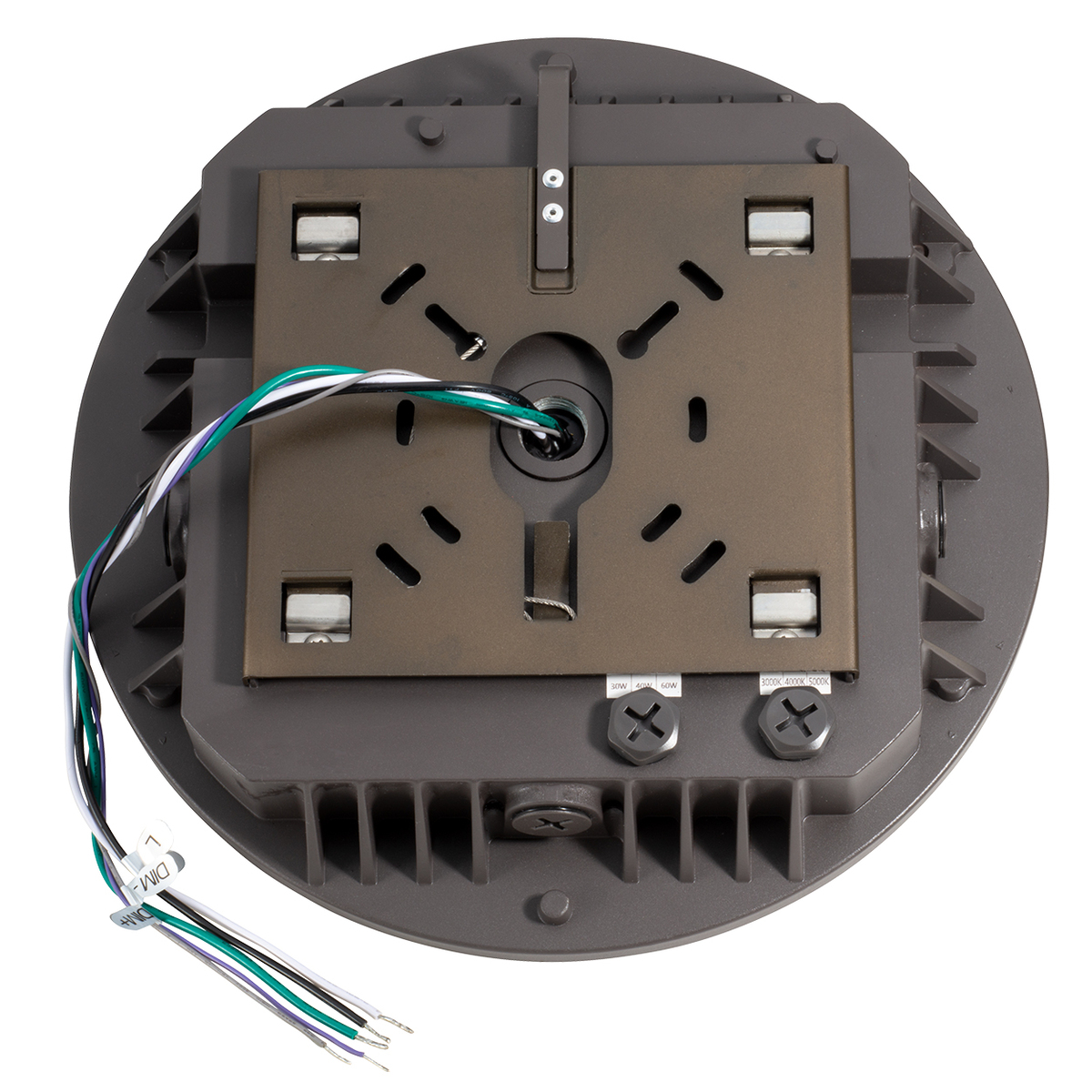 3PK 30/40/60W POWER&CCT SELECT CANOPY-BZ