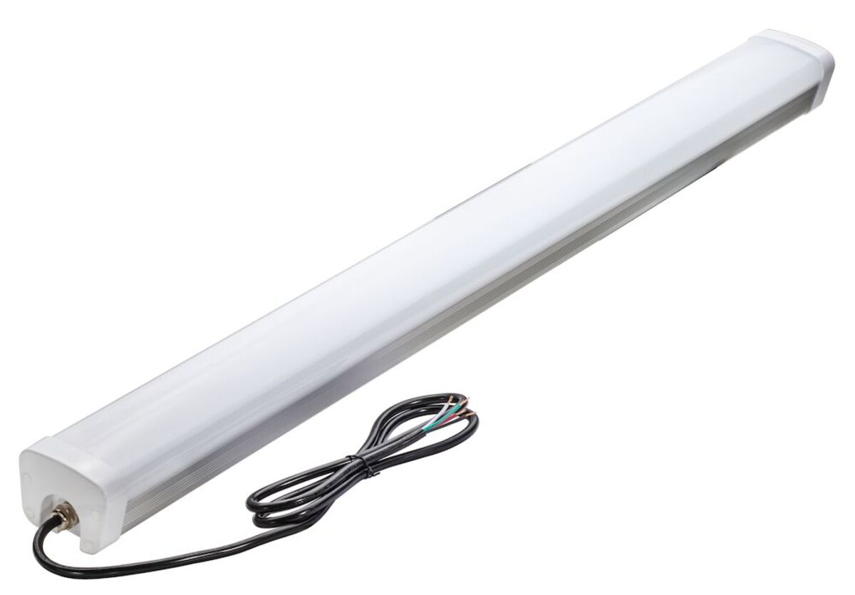 6PK 50W VAPOR PROOF 4-FT FIXTURE 5000K WITH EM