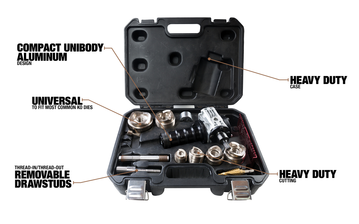 Southwire max punch ratchet shop set