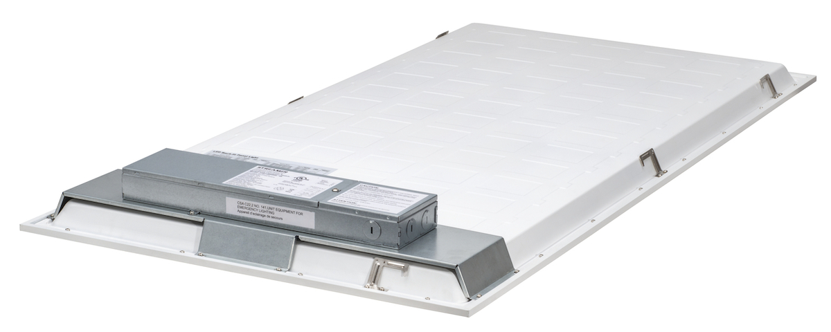 1PK 2x4 40W FLAT PANEL 5000K WITH EMERGENCY BATTERY BACKUP BACKUP 50kHr 4400L 0 10V DIM 80CRI 120 277V Southwire