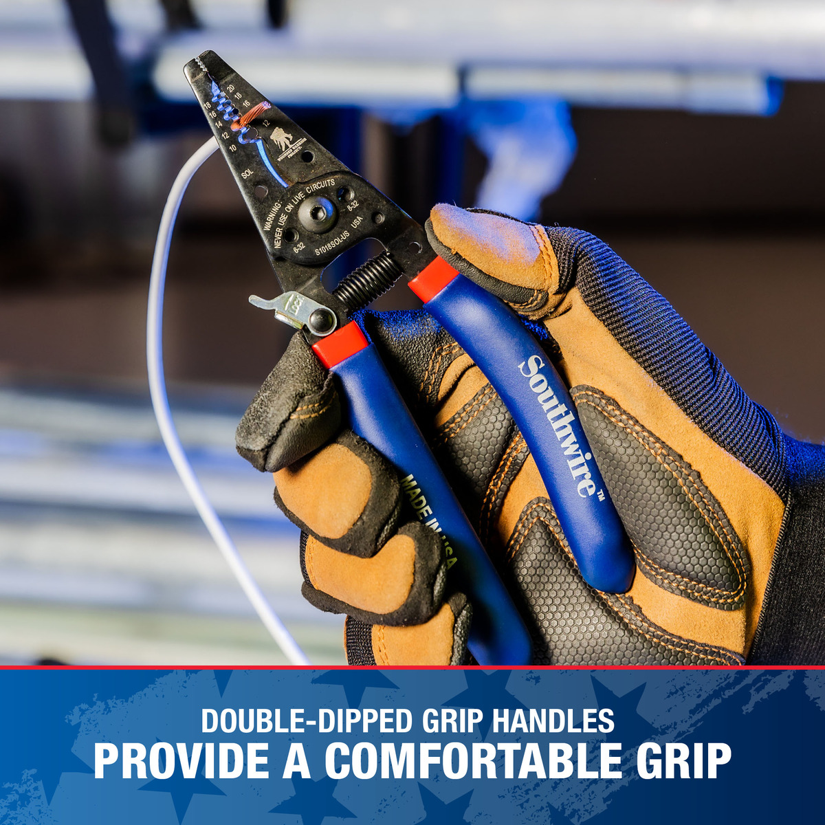 (S1018SOL-WW) 10-18 AWG SOL &12-20 AWG STR ERGONOMIC WIRE STRIPPER