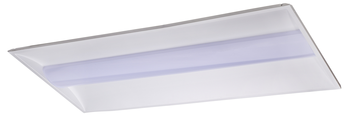 2PK 2x4 40W LED LOW PROFILE TROFFER 4000