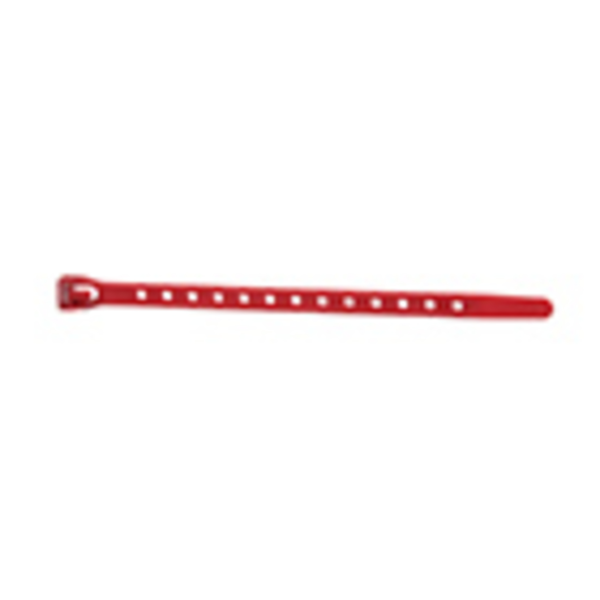 CABLE TIE, UNIVERSAL MOUNTING, RELEASABLE, RED, 50LBS, 11", 100PK