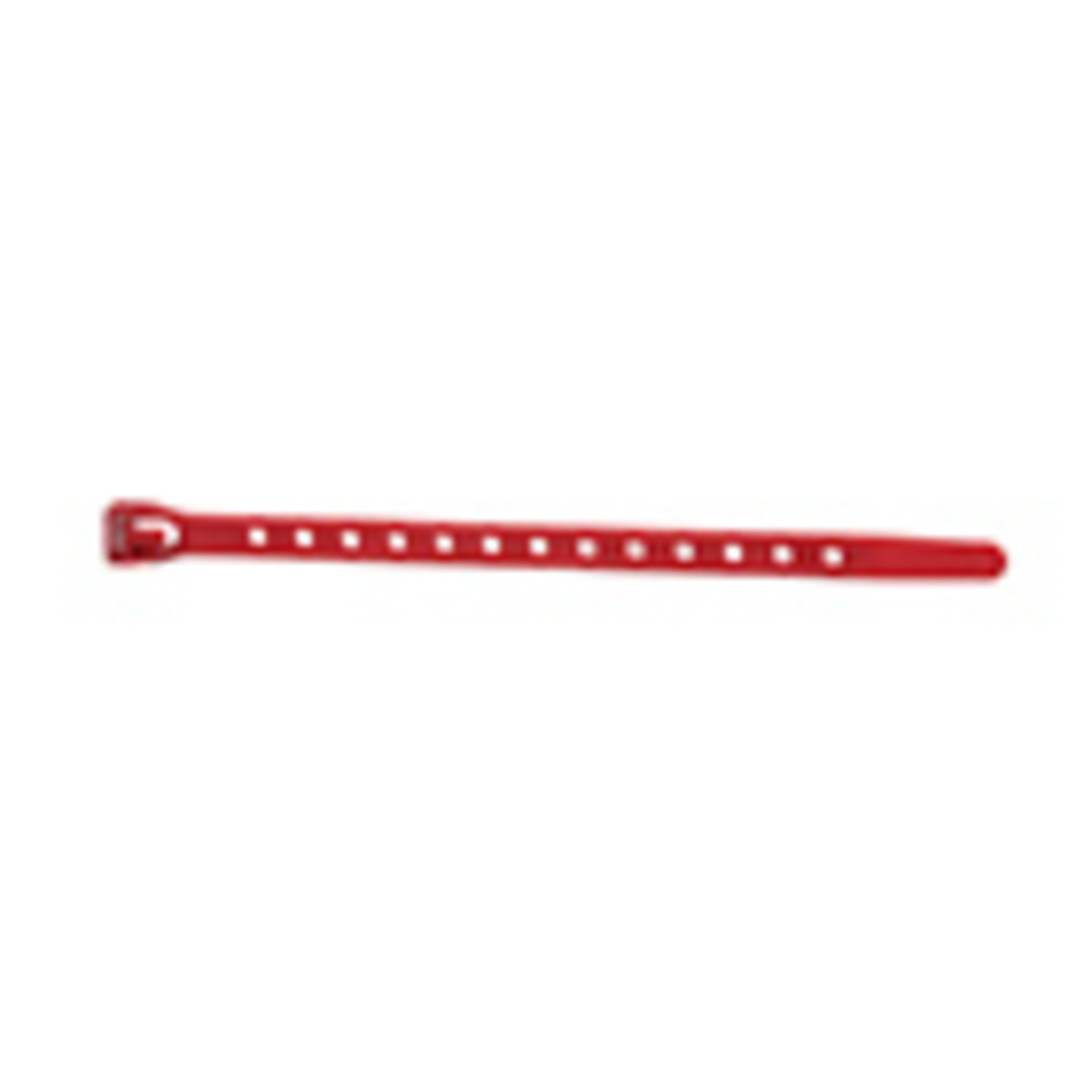 CABLE TIE, UNIVERSAL MOUNTING, RELEASABLE, RED, 50LBS, 14", 100PK