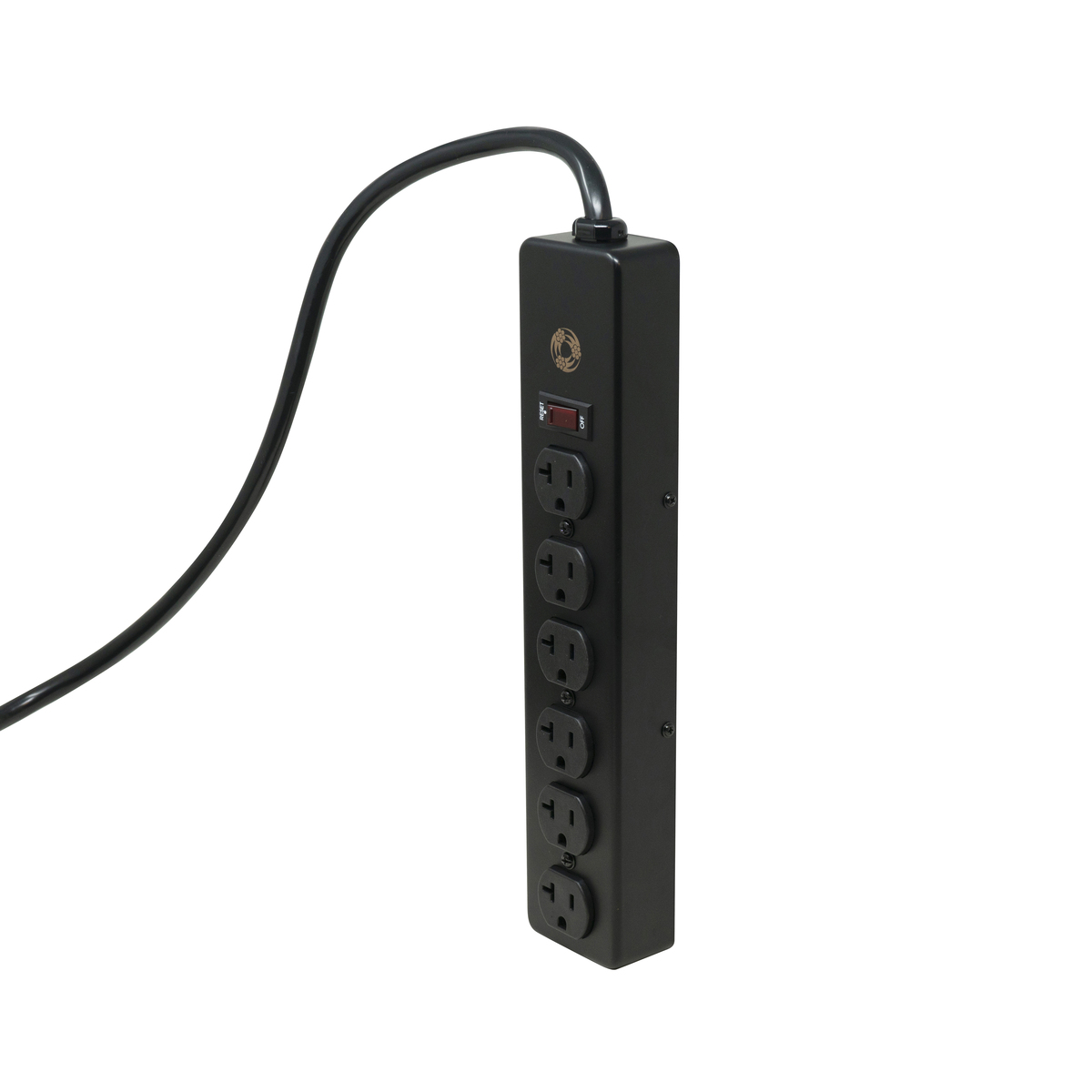 All-Metal, Heavy-Duty 20 Amp Power Strip with NEMA 5-20 Receptacles and Plug, 6 Ft 12/3 SJT cord