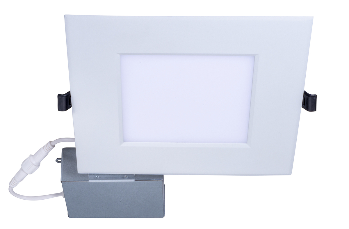 6PK 6" 5CCT SELECTABLE DOWNLIGHT 11W SQU