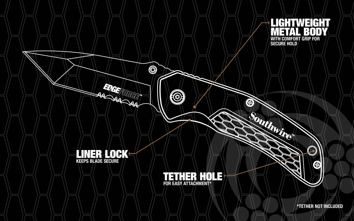 TBKND2-CAMO, FOLDING KNIFE TANTO D2 CAMO | Southwire