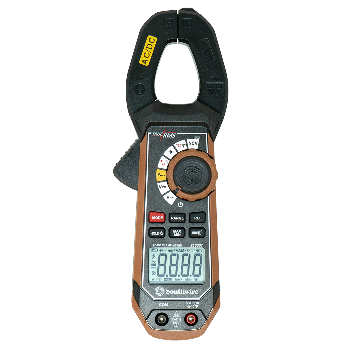 21550T, CLAMP METER 400A AC/DC TRUE RMS | Southwire