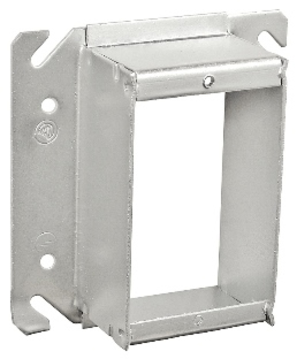 4" Square One Gang Device Tile Ring 1" Raised Southwire