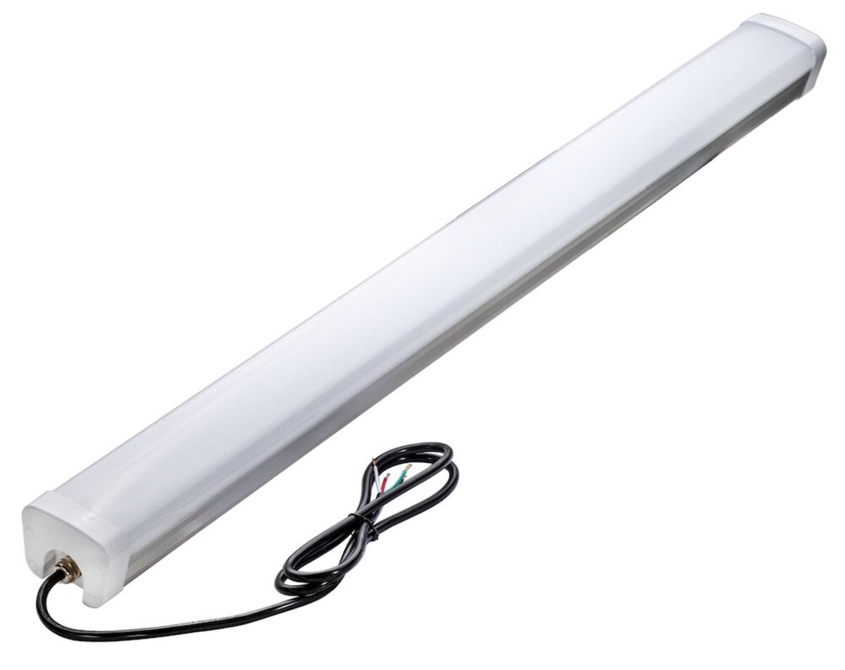 6PK 50W VAPOR PROOF 4-FT FIXTURE 5000K WITH EM