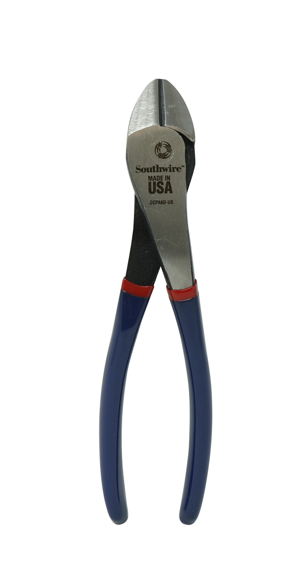 8" Angled High-Leverage Diagonal Pliers