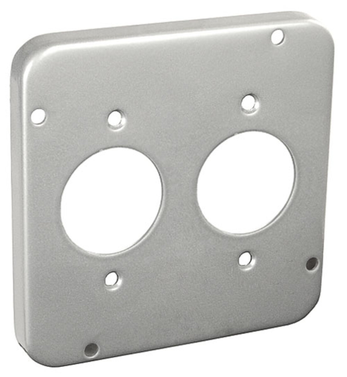 4-11/16" Square Industrial Surface Cover, 1/2" Raised - 1.62" Dia.