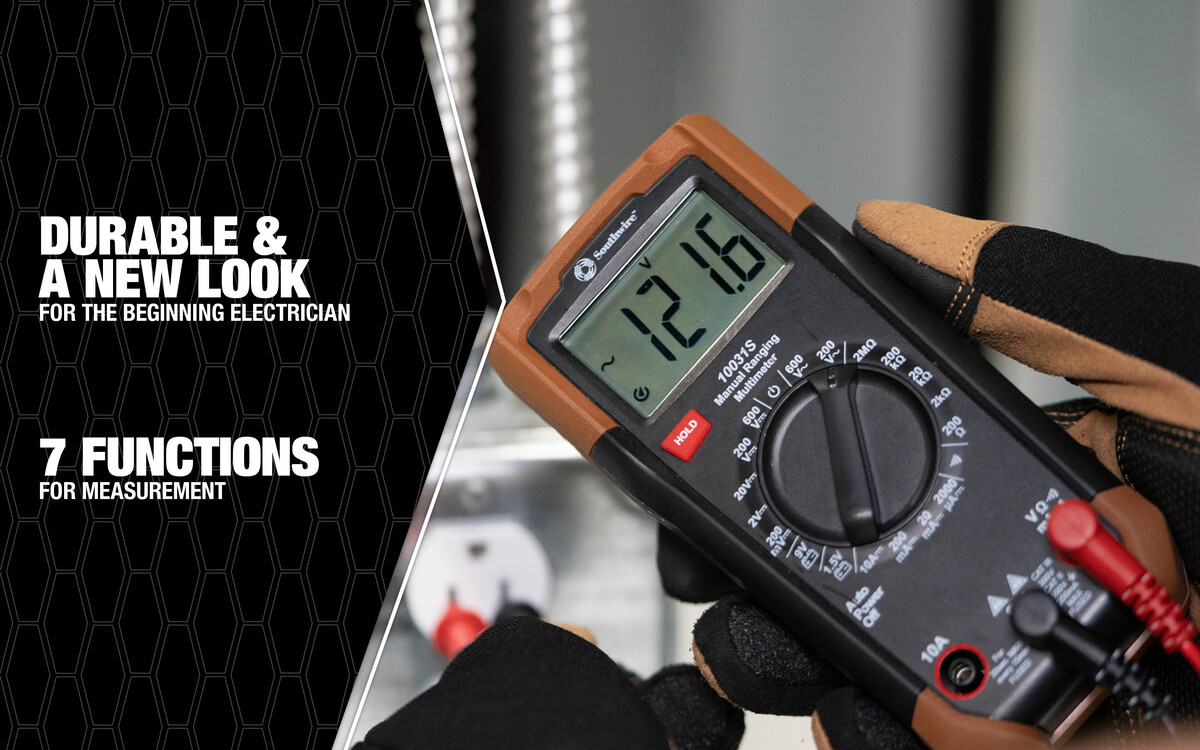 10031S, MULTIMETER MANUAL RANGE