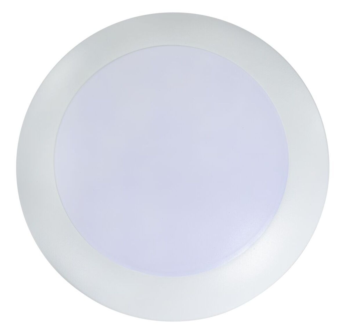 8PK 6" 11W 5 CCT SELECT DISK LIGHT WH