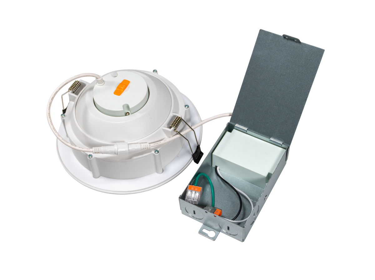6" LED Canless Slim Fit Gimbal Downlight, 15 Watt, 5CCT Selectable