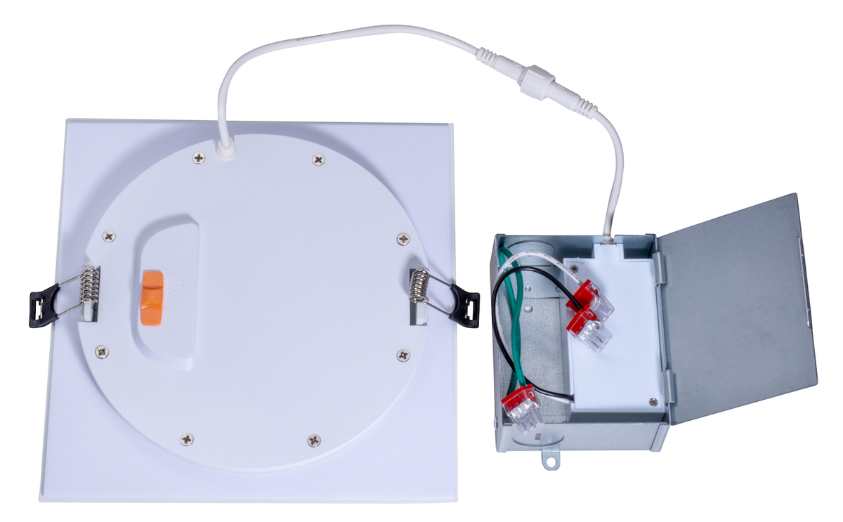 6PK 6" 5CCT SELECTABLE DOWNLIGHT 11W SQU