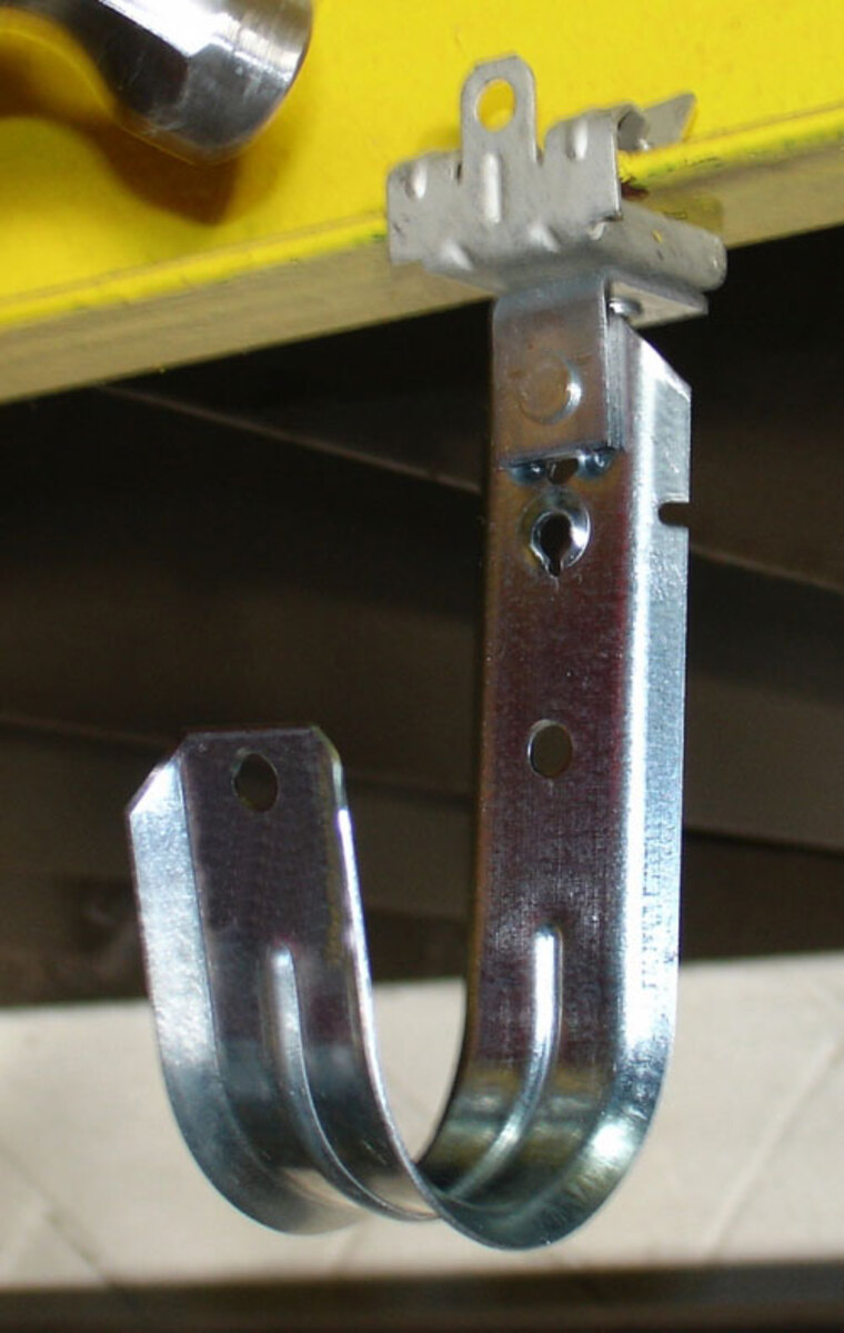 HAMMER-ON J CABLE SUPPORT HOOKS FOR 9/16 TO BEAM, 3/4", 50 PACK