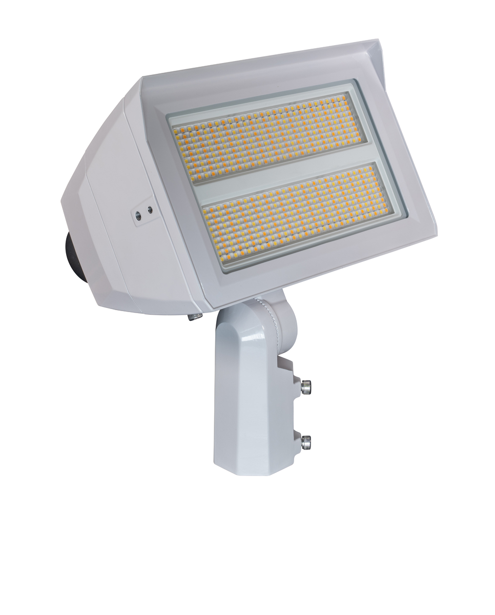 Luz de inundación seleccionable Power & CCT de 120W/150 W/200 W, acabado blanco