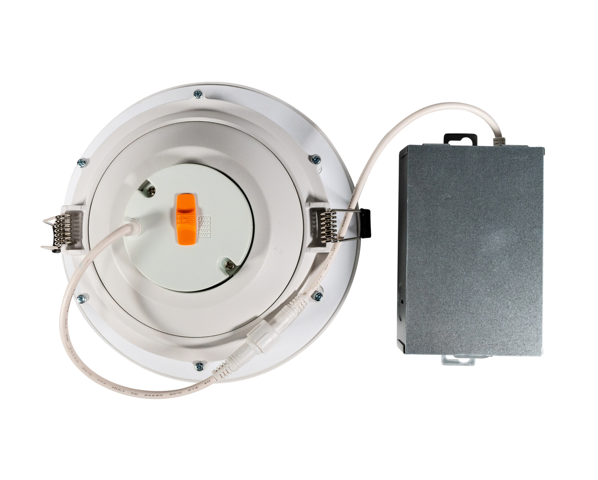 6" LED Canless Slim Fit Gimbal Downlight, 15 Watt, 5CCT Selectable